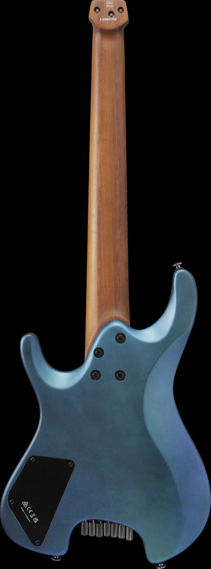 IBANEZ Quest Electric Guitar 7-String - Blue Chameleon Metallic Matte + Gig Bag