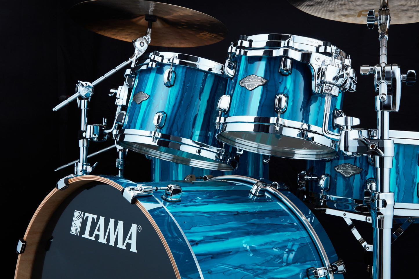TAMA Starclassic Performer Shell Kit 5 teilig - Sky Blue Aurora/Chrom HW