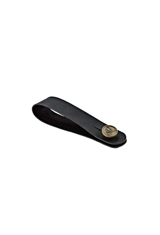 ORTEGA Vegan Series Headstock Tie - PVC Black