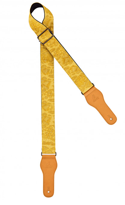ORTEGA Spring Series Baumwollgitarrengurt - Sun Jean