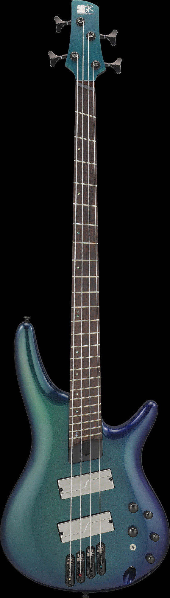 IBANEZ Bass Workshop 4-Str Blue Chameleon Multi Scale