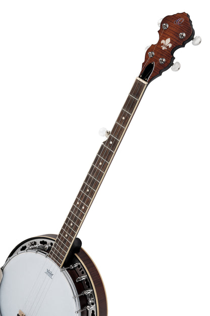 ORTEGA Americana Serie Banjo 5 String - Open Back / Mahogany Satin Whiskey Burst