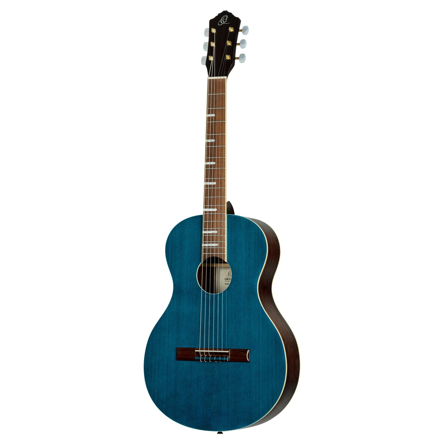 ORTEGA Ranger Series 4/4 Konzertgitarre 6-String - Ozeanblau + Gigbag
