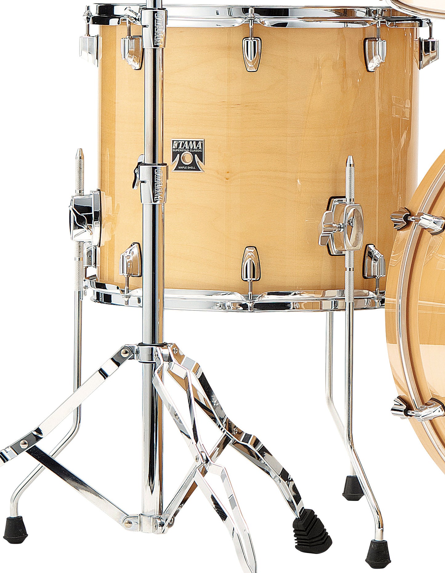 TAMA Superstar Classic Floor Tom - 18" x 16" Gloss Natural Blonde/Chrom HW