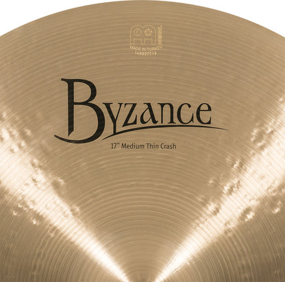 MEINL Cymbals Byzance Traditional Medium Thin Crash - 17"