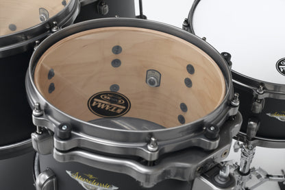TAMA Starclassic Maple Lacquer Rack Tom 10" x 8" - Flat Black/Smoked Black Nickel HW