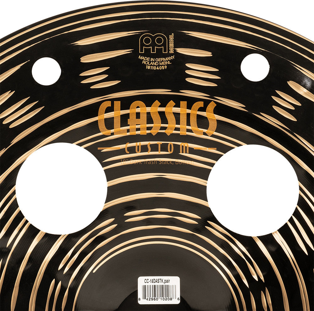 MEINL Cymbals Classics Custom Dark Trash Stack - 18"