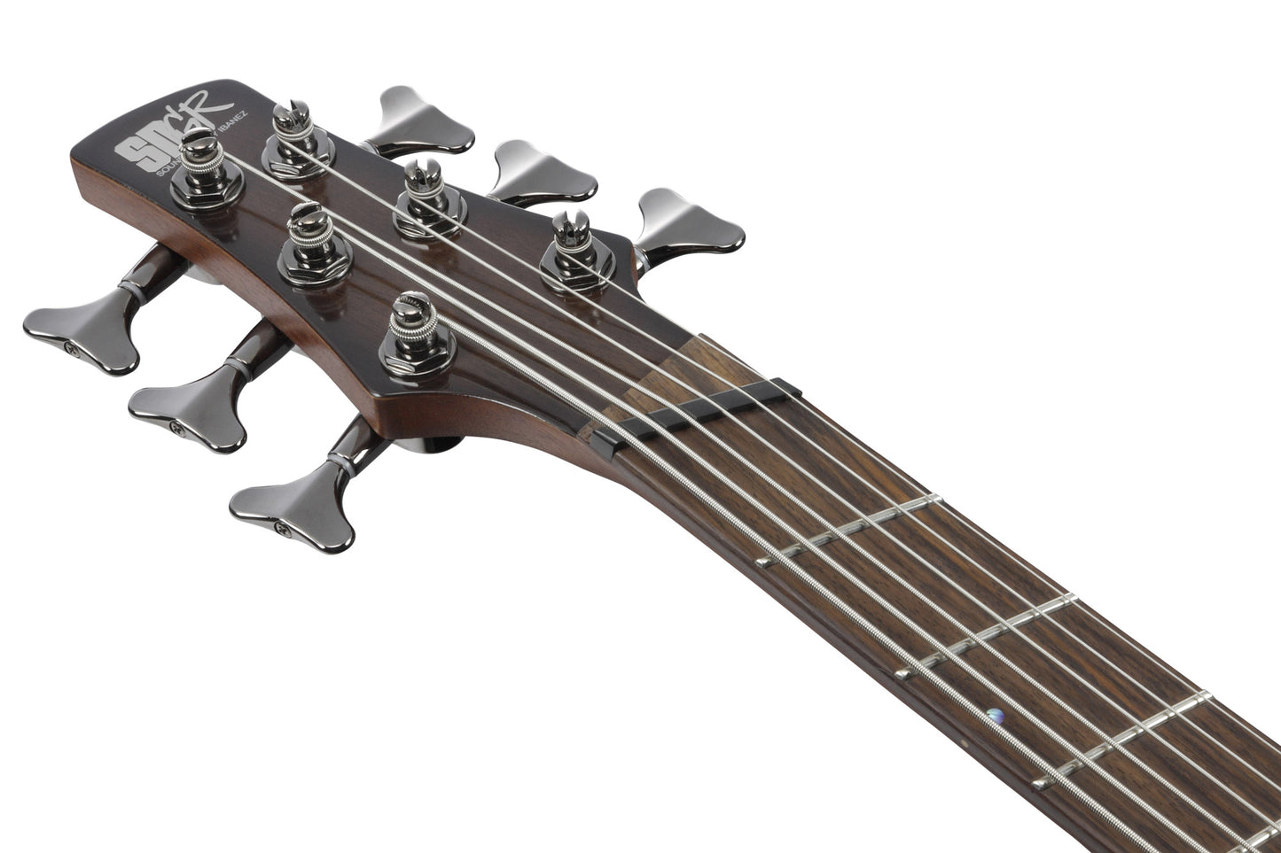IBANEZ Bass Workshop SR Electric Bass 6-String Crossover, Multi Scale - Black Stained Burst Low Gloss
