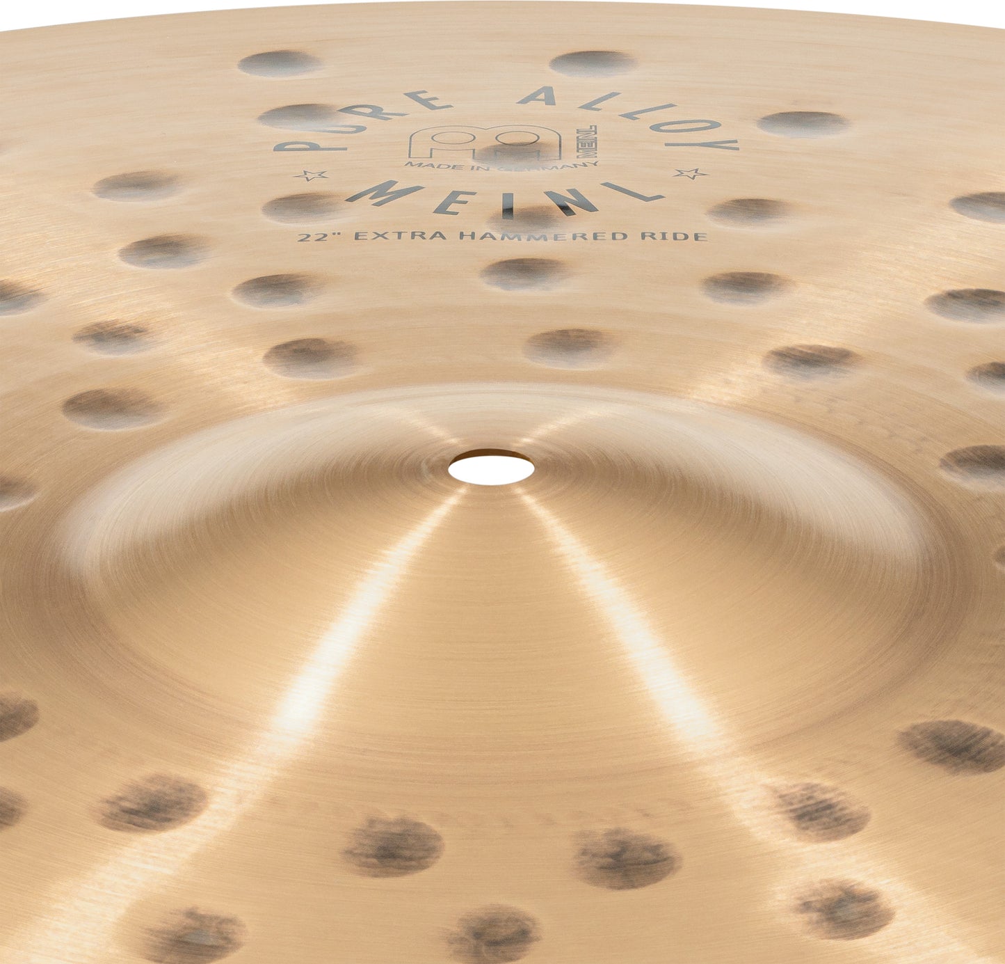 MEINL Cymbals Pure Alloy Extra Hammered Ride - 22"