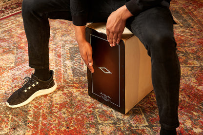 MEINL Percussion Artisan Edition Series String Cajon Soleá Line - Espresso Burst