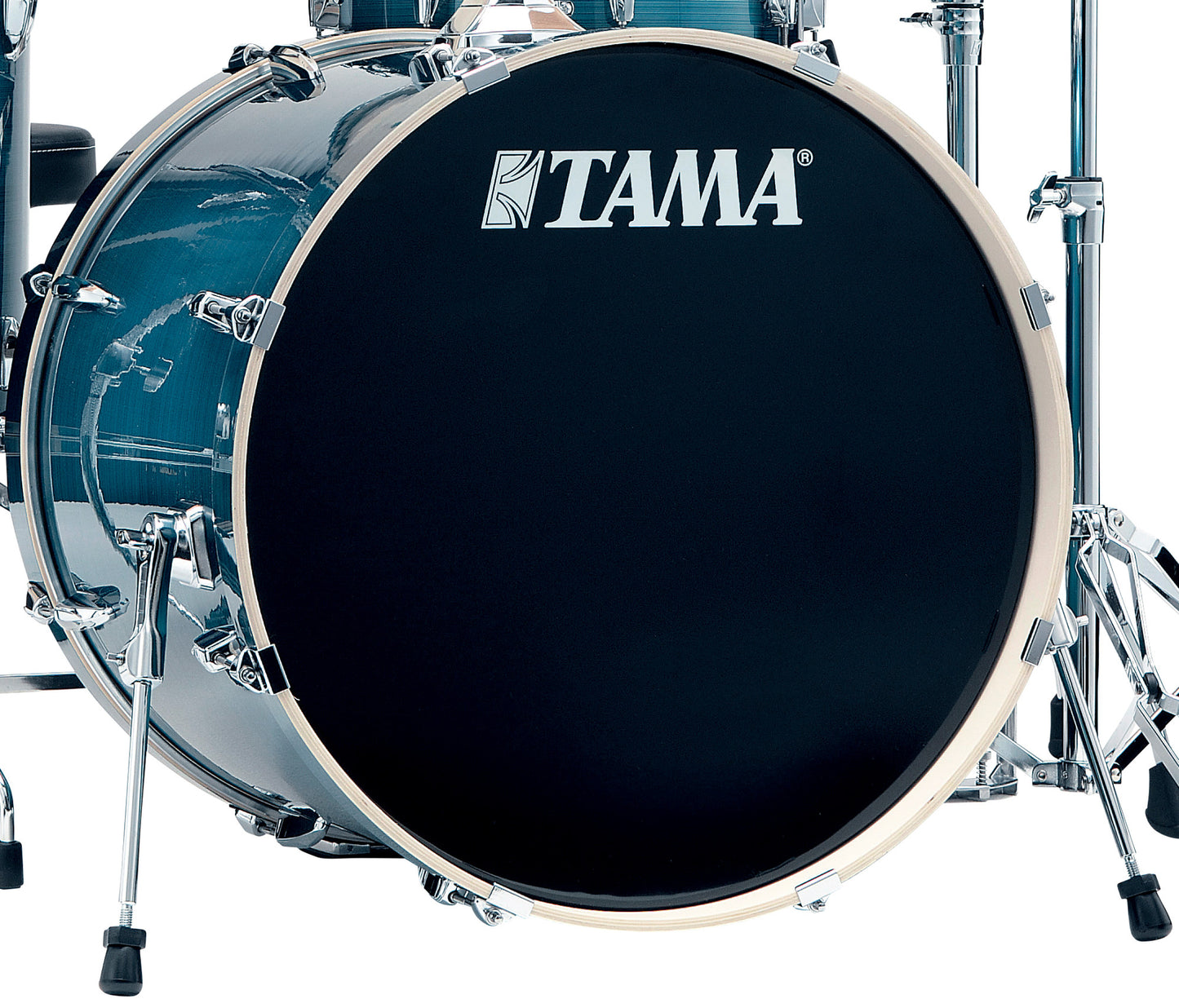 TAMA Imperialstar Bass Drum 22" x 18" - Hairline Blue/Chrom HW