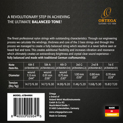 ORTEGA Atmosphere Balance Serie Nylon String Set - Hard Tension