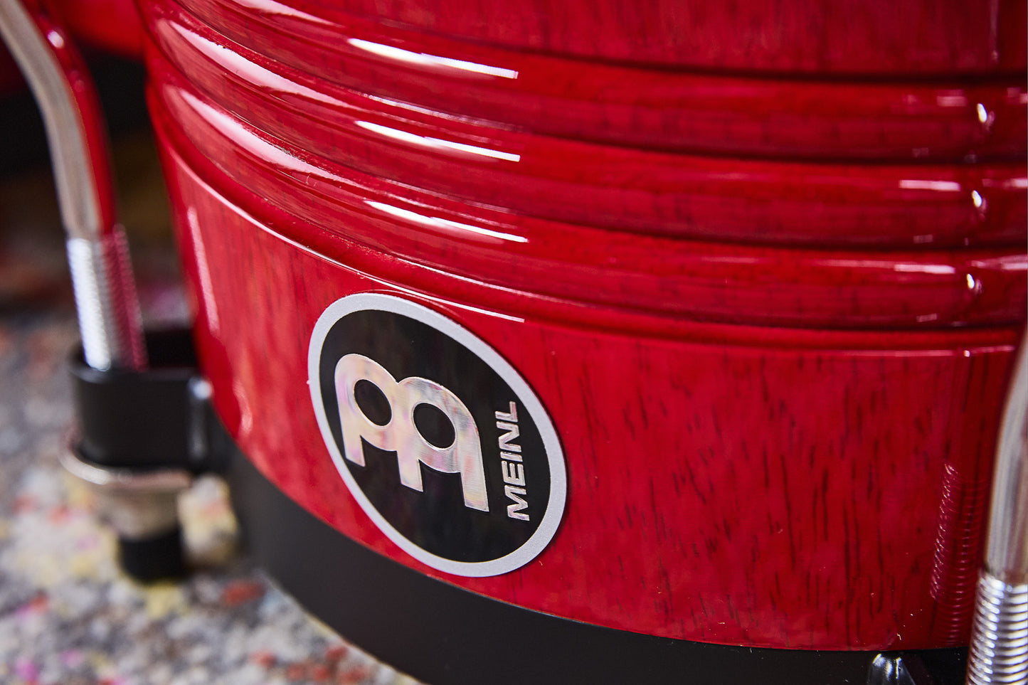 MEINL Percussion Marathon Traditional Bongo 6 3/4" Macho & 8" Hembra - Wine Red