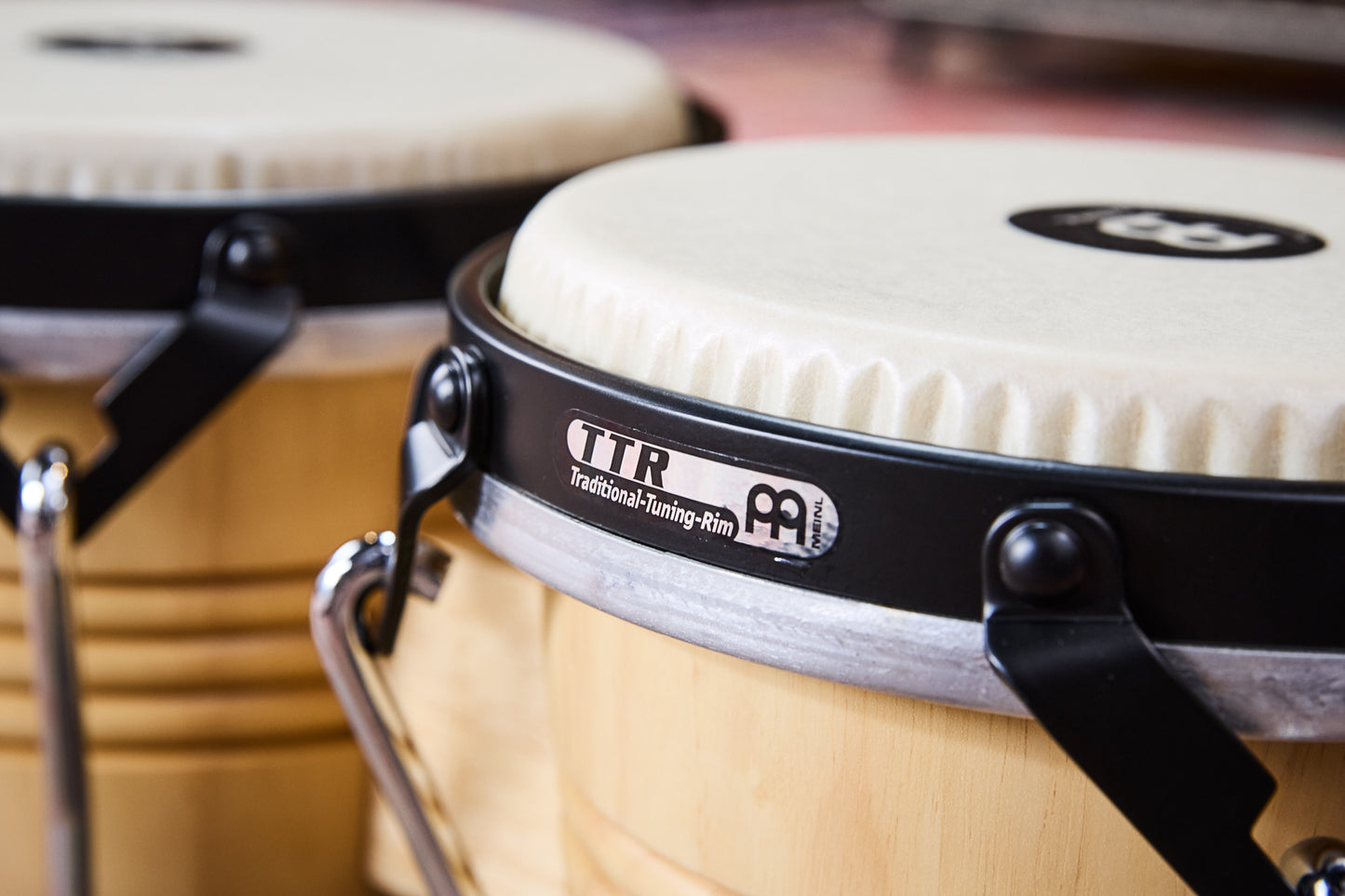 MEINL Percussion Artist Series Luis Conte Bongo 6 3/4" Macho & 8" Hembra - Natural