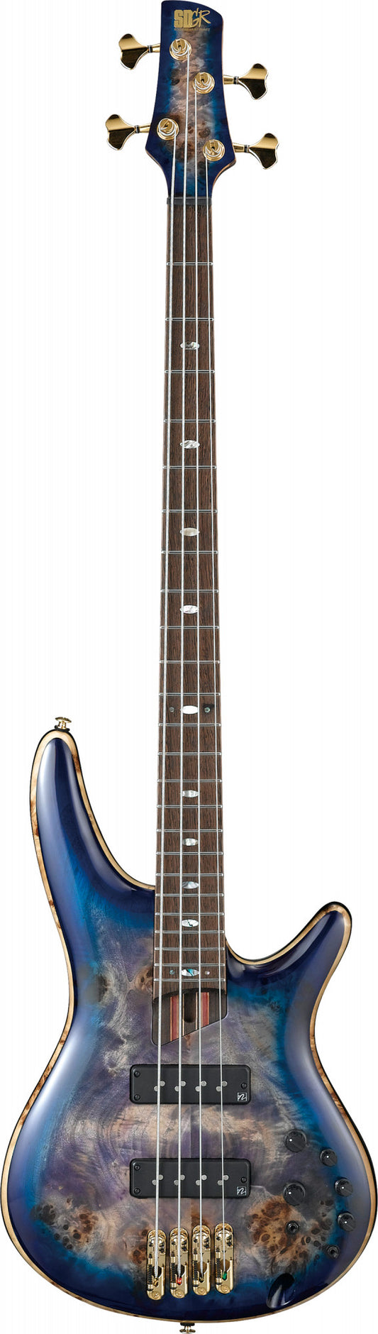 IBANEZ Premium SR Electric Bass 4-String - Cerulean Blue Burst + Gigbag