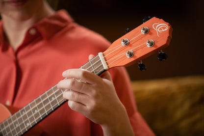 ORTEGA Earth Serie Konzert Ukulele 4 String - Hokkaido Pumpkin Orange