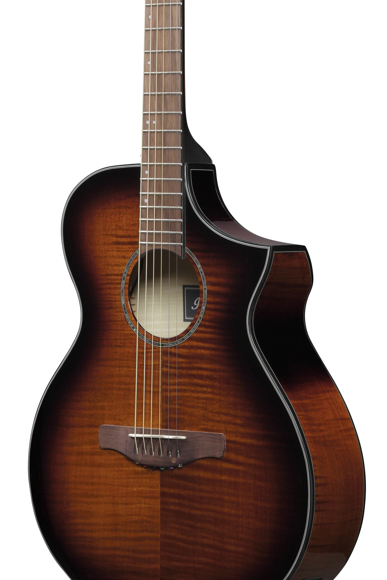 IBANEZ AEWC Acoustic Guitar 6-String - Amber Sunburst High Gloss