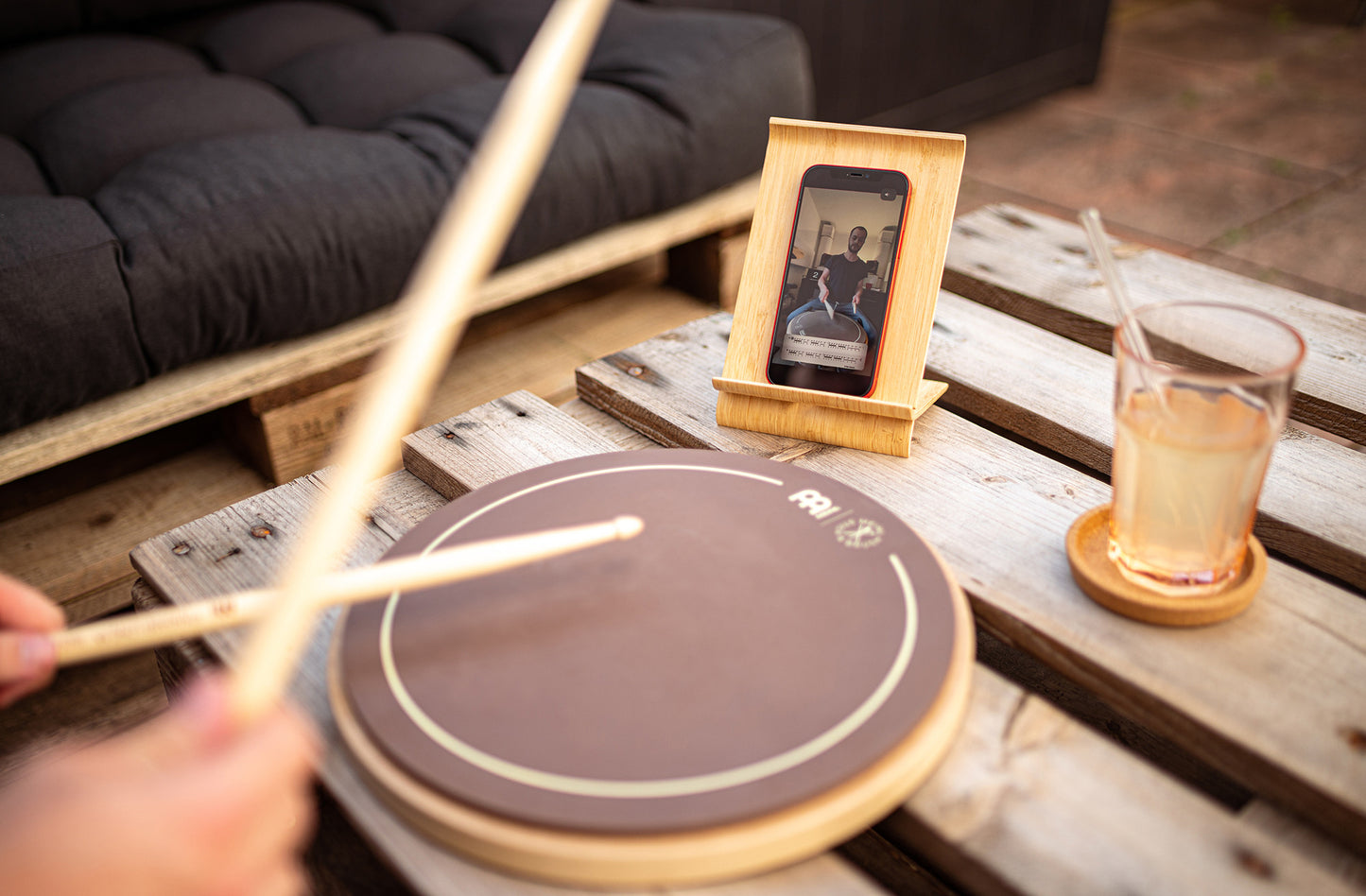 MEINL Stick & Brush - Practice Pad 12"