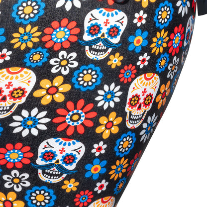 MEINL Percussion Jumbo Djembe 12" - Day Of The Dead/Designer Head