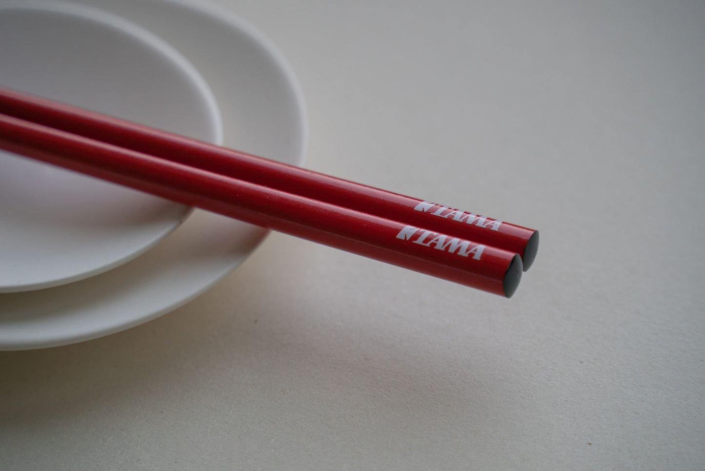 TAMA Chopsticks Malas, Red With White Logo
