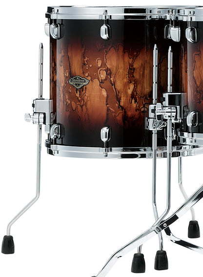 TAMA Starclassic Walnut/Birch Lacquer Floor Tom 18" x 16" - Molten Brown Burst/Chrome HW