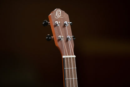 ORTEGA Bonfire Series Preamp Baritone Ukulele 4 String - Spruce/Sapele Natural