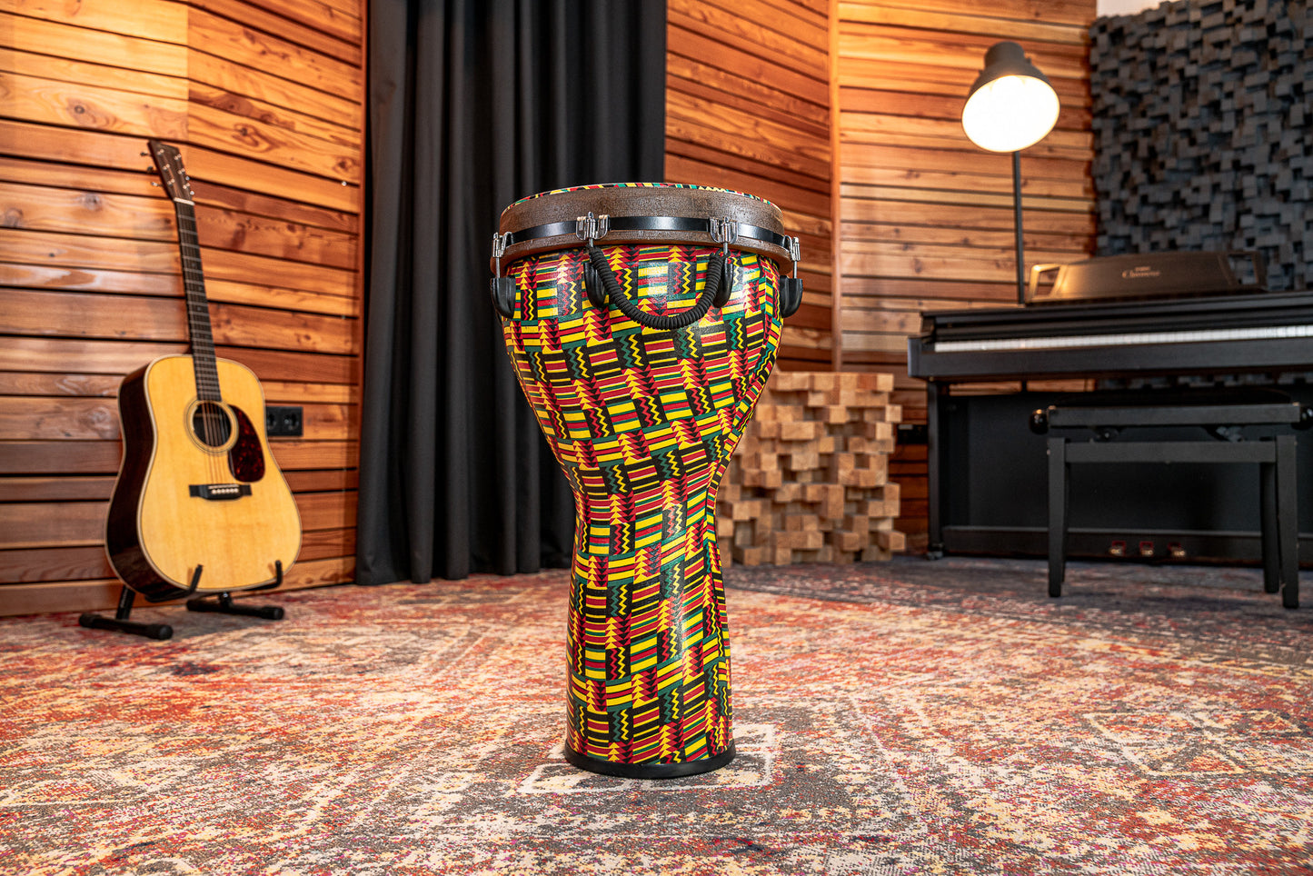 MEINL Percussion Jumbo Djembe 14" - Simbra/Designer Head