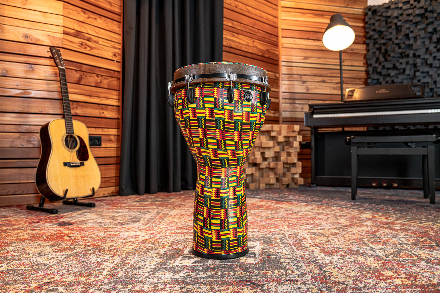 MEINL Percussion Jumbo Djembe 14" - Simbra/Designer Head