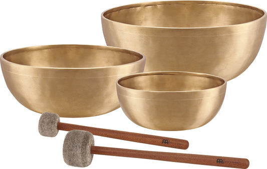 MEINL Sonic Energy Energy Therapy Series Basic Singing Bowl Set 5 pcs - 1000/1400/2200g + Mallets