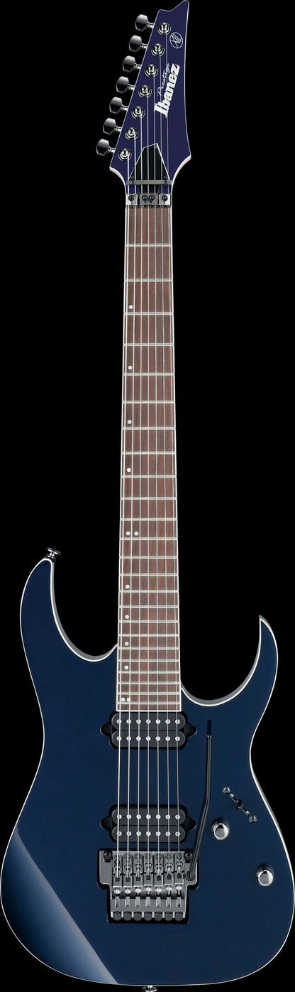 IBANEZ Prestige RGR Electric Guitar 7-String - Dark Tide Blue + Case