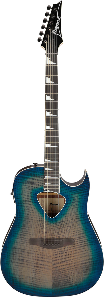 IBANEZ ALT Acoustic Guitar 6-String - Blue Doom Burst High Gloss