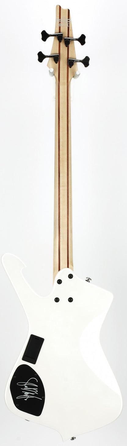 IBANEZ Sharlee D'Angelo Signature E-Bass 4-String - Pearl White + Koffer