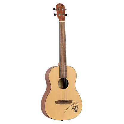 ORTEGA Bonfire Serie Bariton Ukulele 4 String - Fichte/Sapele Natur