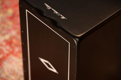 MEINL Percussion Artisan Edition Series String Cajon Tango Line - Satin Black