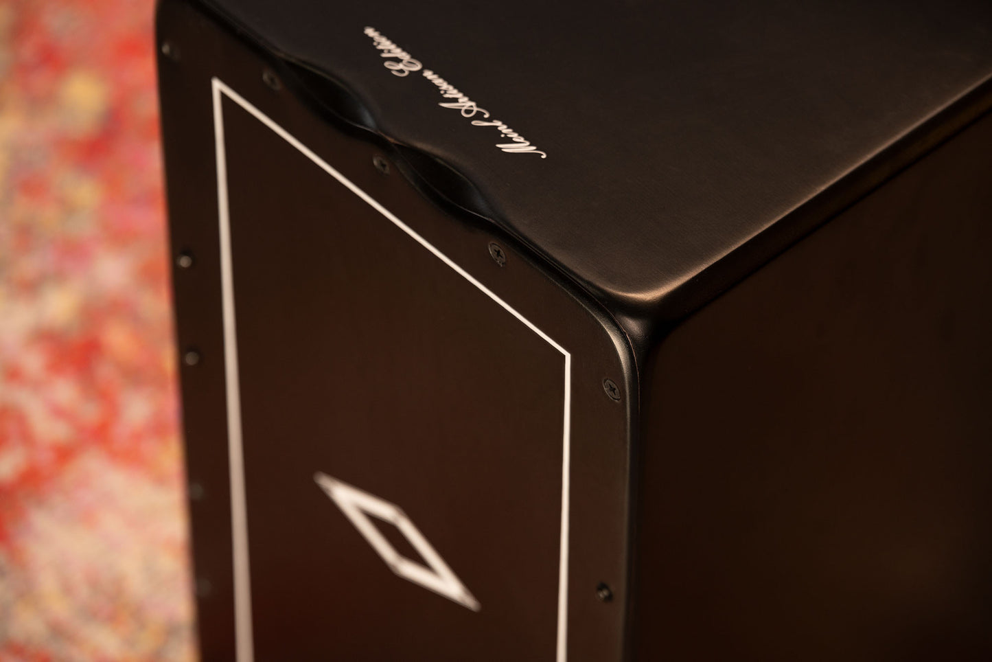 MEINL Percussion Artisan Edition Series String Cajon Tango Line - Satin Black