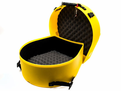 HARDCASE Snare Case 14" (5“ – 8“) - Yellow / komplett gepolstert