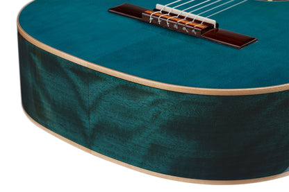 ORTEGA Family Series 4/4 Slim Neck Konzertgitarre 6 String - Ocean Blue + Bag