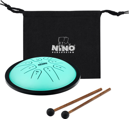 NINO Percussion Steel Tongue Drum - Mint Green