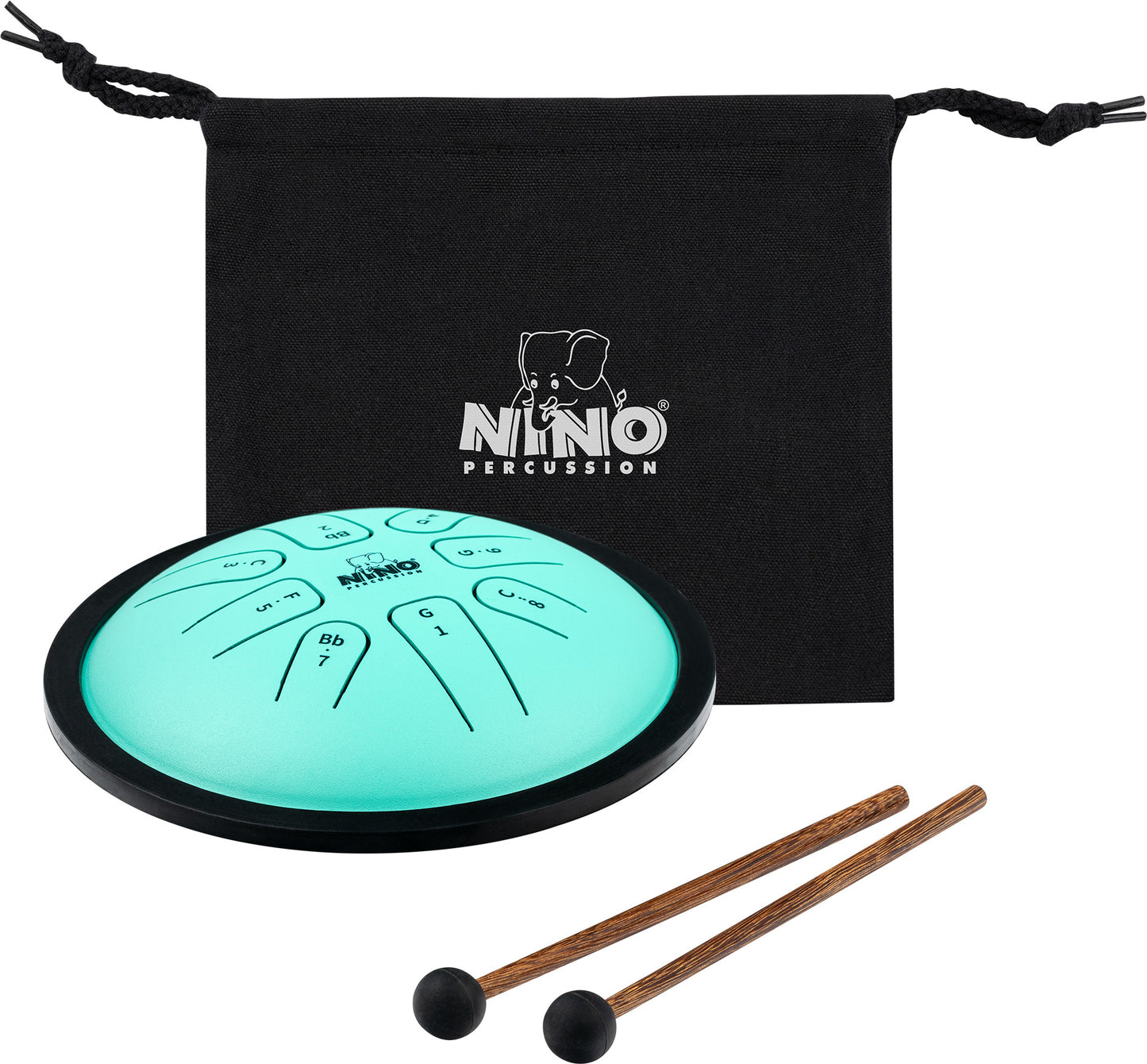 NINO Percussion Steel Tongue Drum - Mint Green