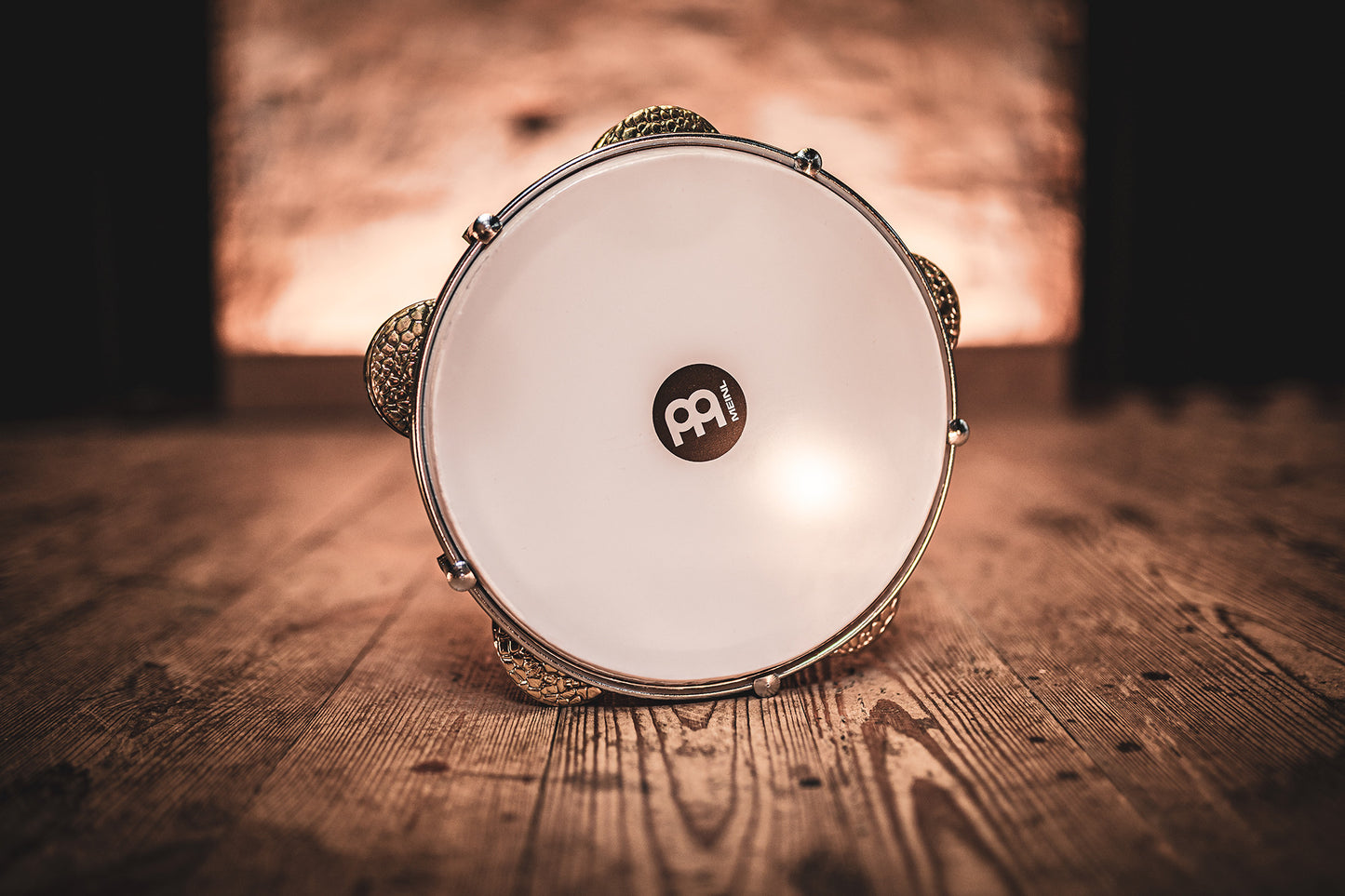 MEINL Percussion Artisan Edition Series Riq Drum - 8 3/4" White Pearl/Mosaic Royale