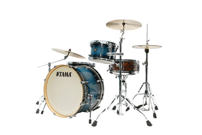 TAMA Superstar Classic Drum Set 3 pcs - Blue Lacquer Burst/Chrome HW + SM5W Hardware Kit