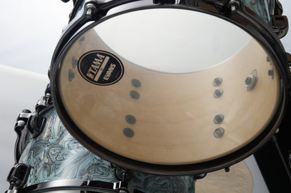 TAMA Starclassic Maple Duracover Wrap Shell Kit 3 pcs - Sky Blue Swirl/Black Nickel HW