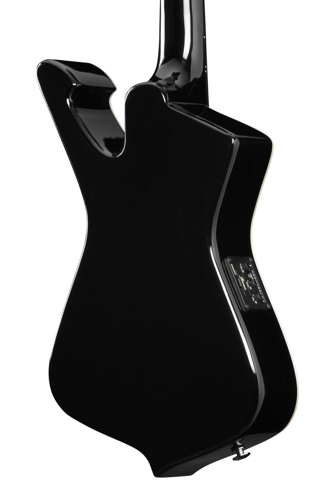 IBANEZ Iceman Tenor Ukulele 4-String - Black High Gloss + Gigbag