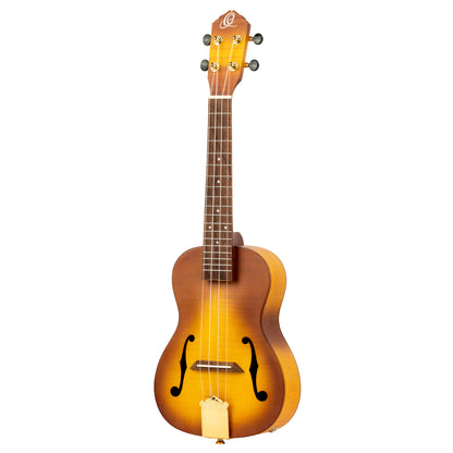 ORTEGA Custom Built Series Concert Ukulele 4 String - Honey Sunburst + Bag