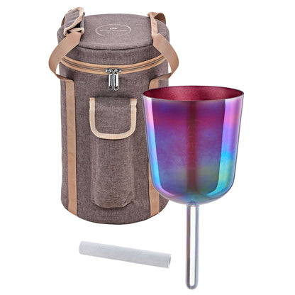 Meinl Sonic Energy 5,75" Essence Solfeggio Crystal Singing Bowl Re 417 Hz, Kupferbraun