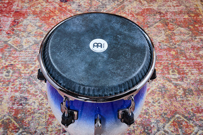 MEINL Percussion Artist Series William Kachiro Conga 11 3/4" /REMO® Black Calfskin Skyndeep Heads - Electric Sky