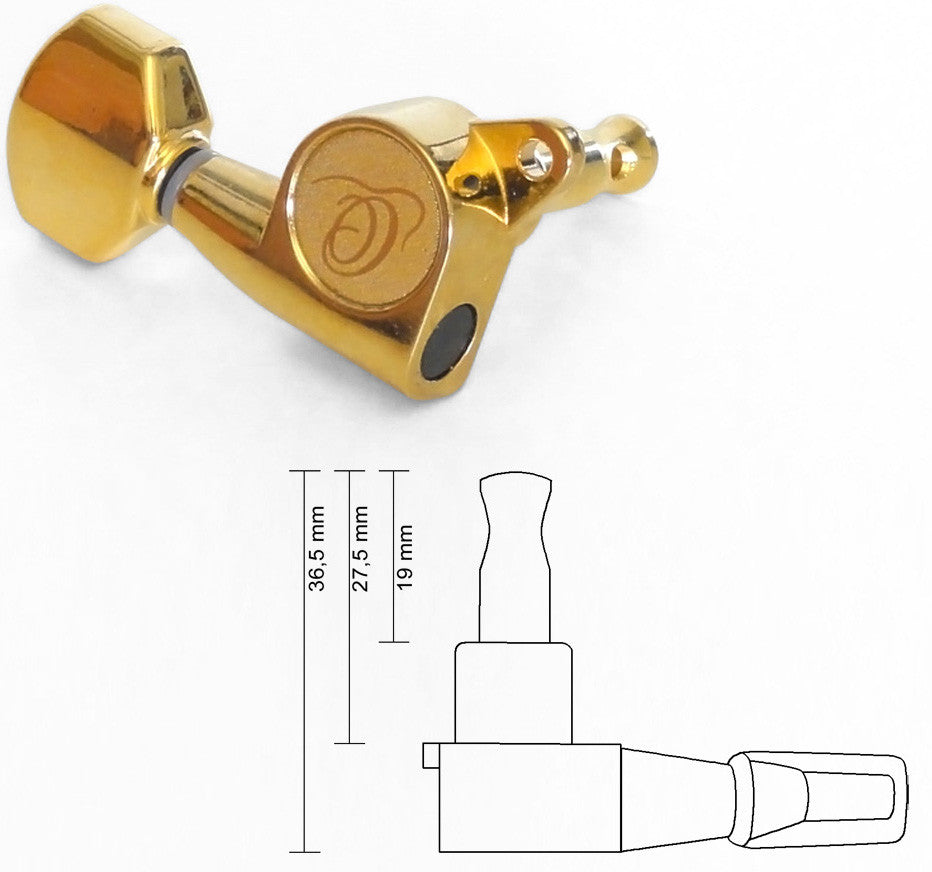 ORTEGA Mechanik - gold  E, A, D