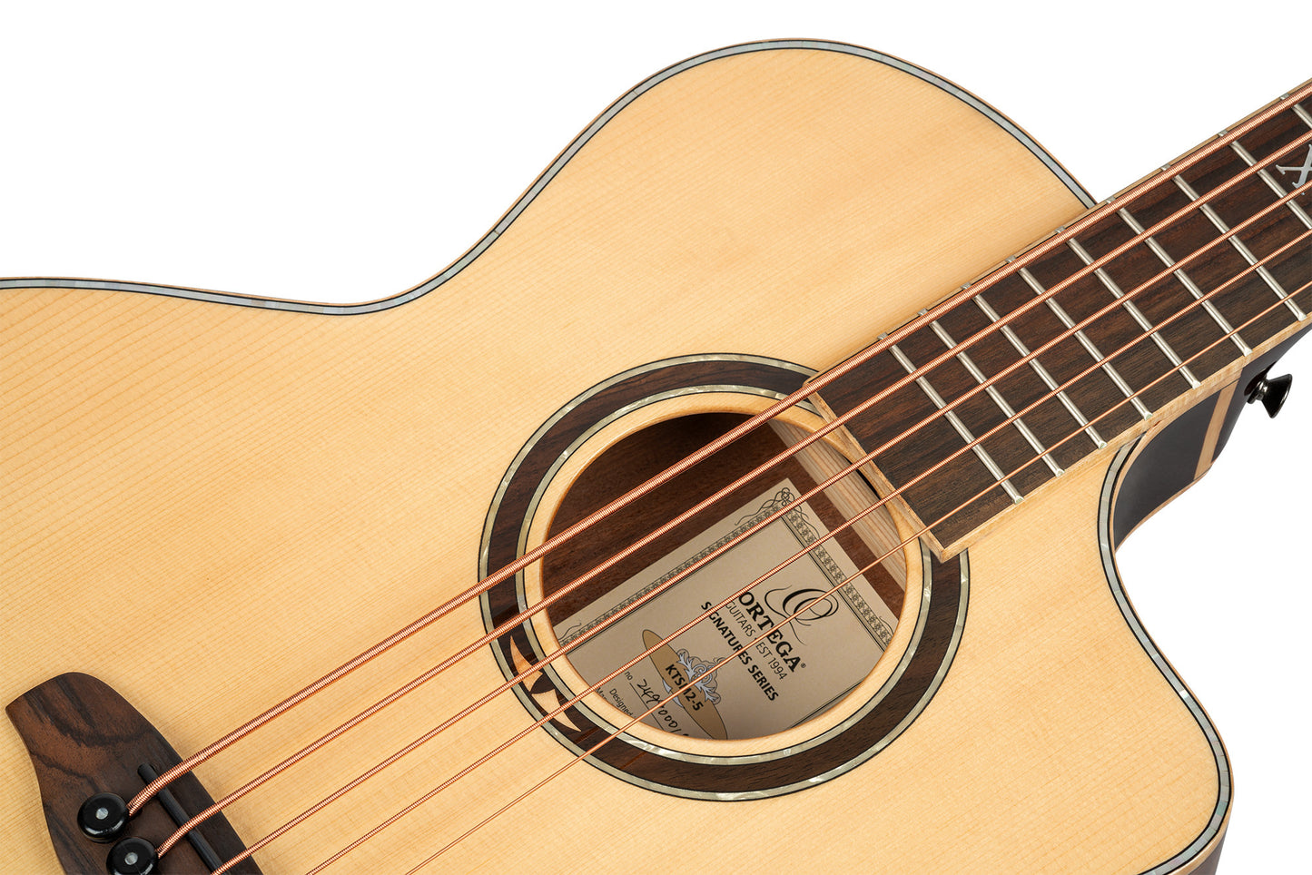 ORTEGA Ken Taylor Signature Series Acoustic Bass 5-String - Natural + Gigbag