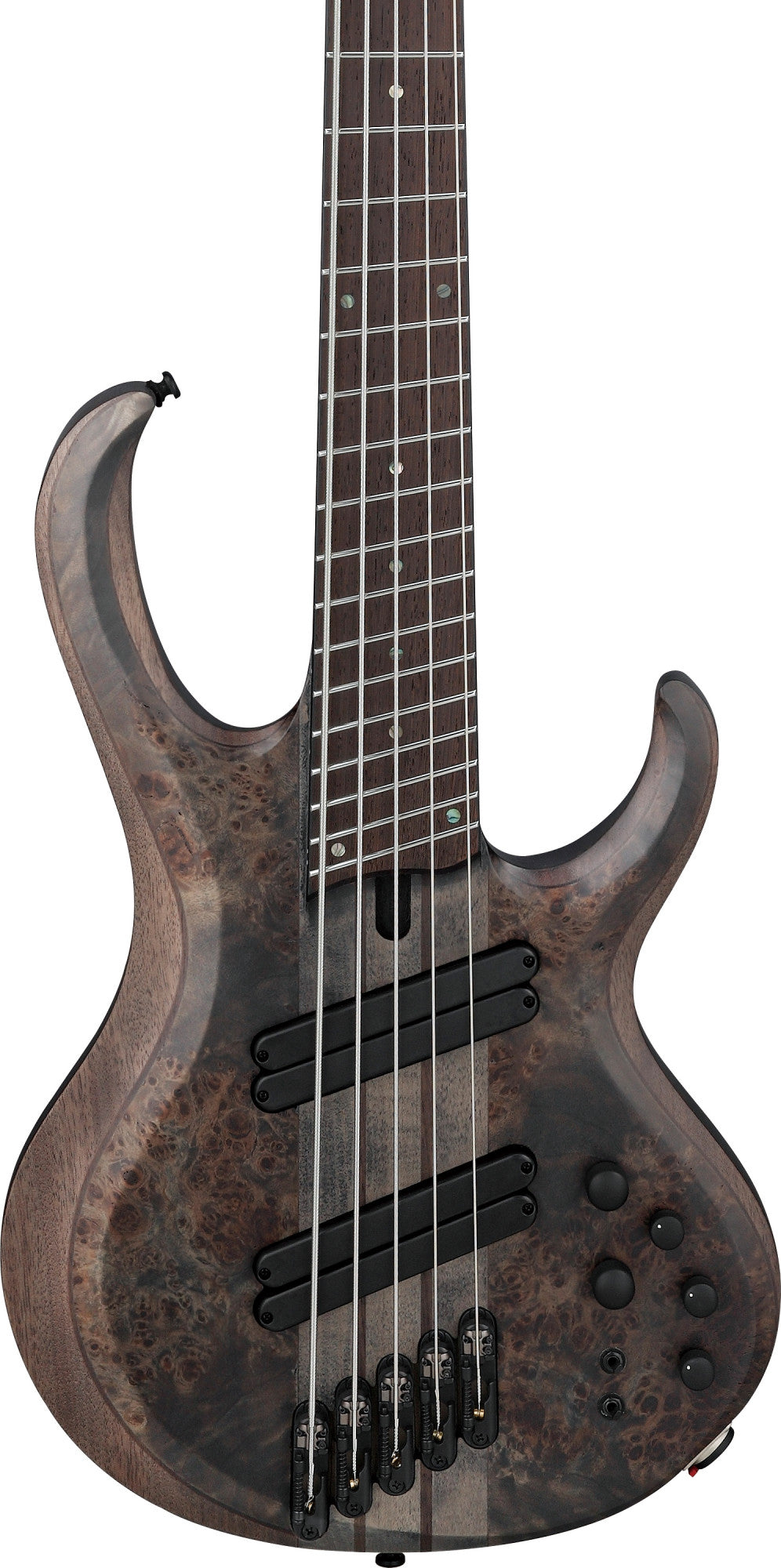 IBANEZ Bass Workshop BTB Electric Bass 5-String Multi Scale - Transparent Gray Flat + Case