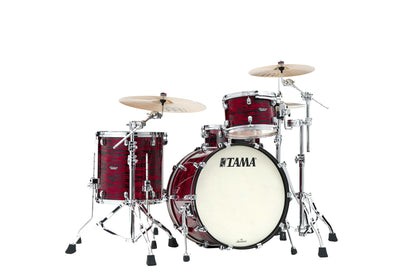 TAMA Starclassic Maple Duracover Wrap Shell Kit 3 teilig - Red Oyster/Chrom HW